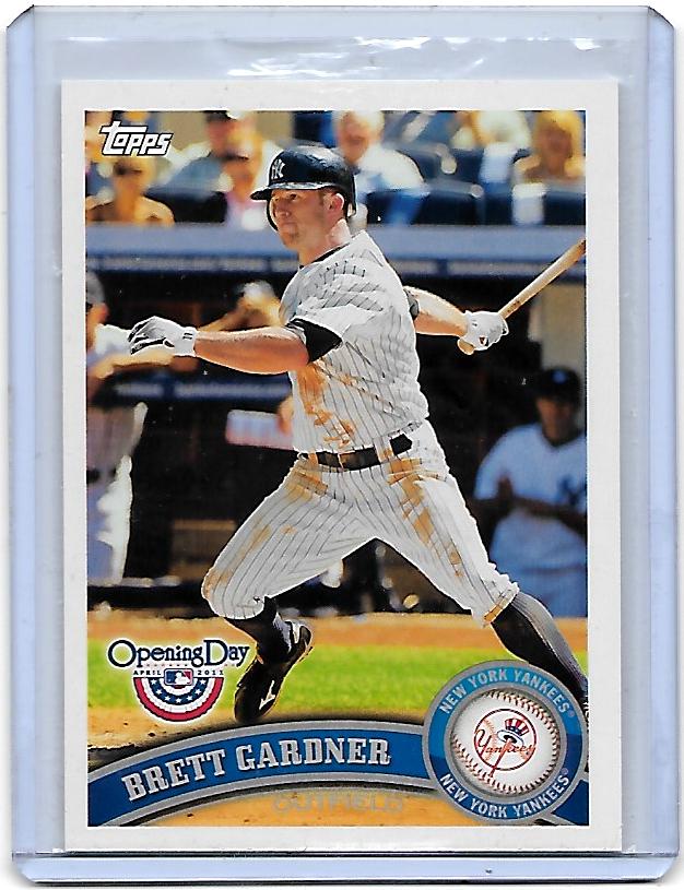 2011 Topps Opening Day Brett Gardner  Card #144 - New York Yankees